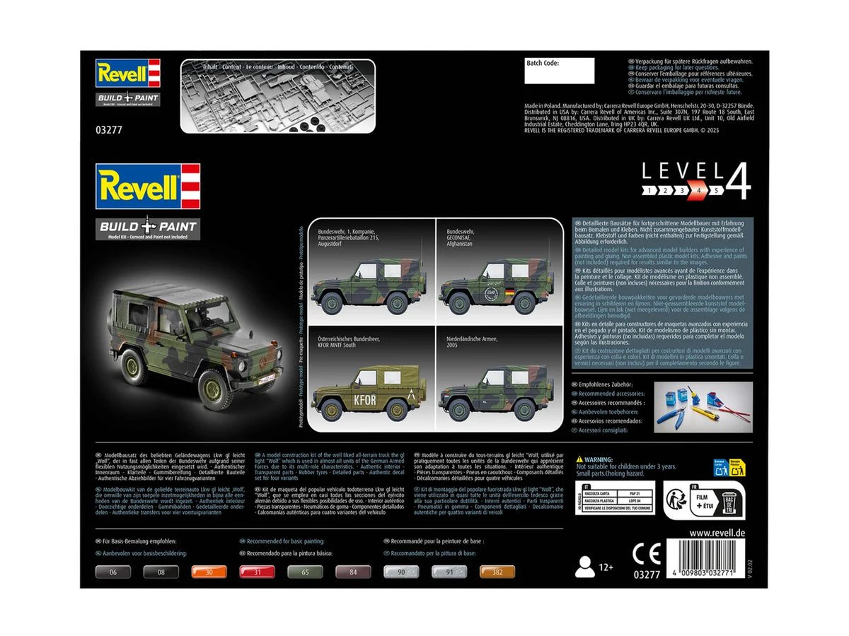RL03277 - Revell - German LKW gl leicht Wolf (1:35 Scale)