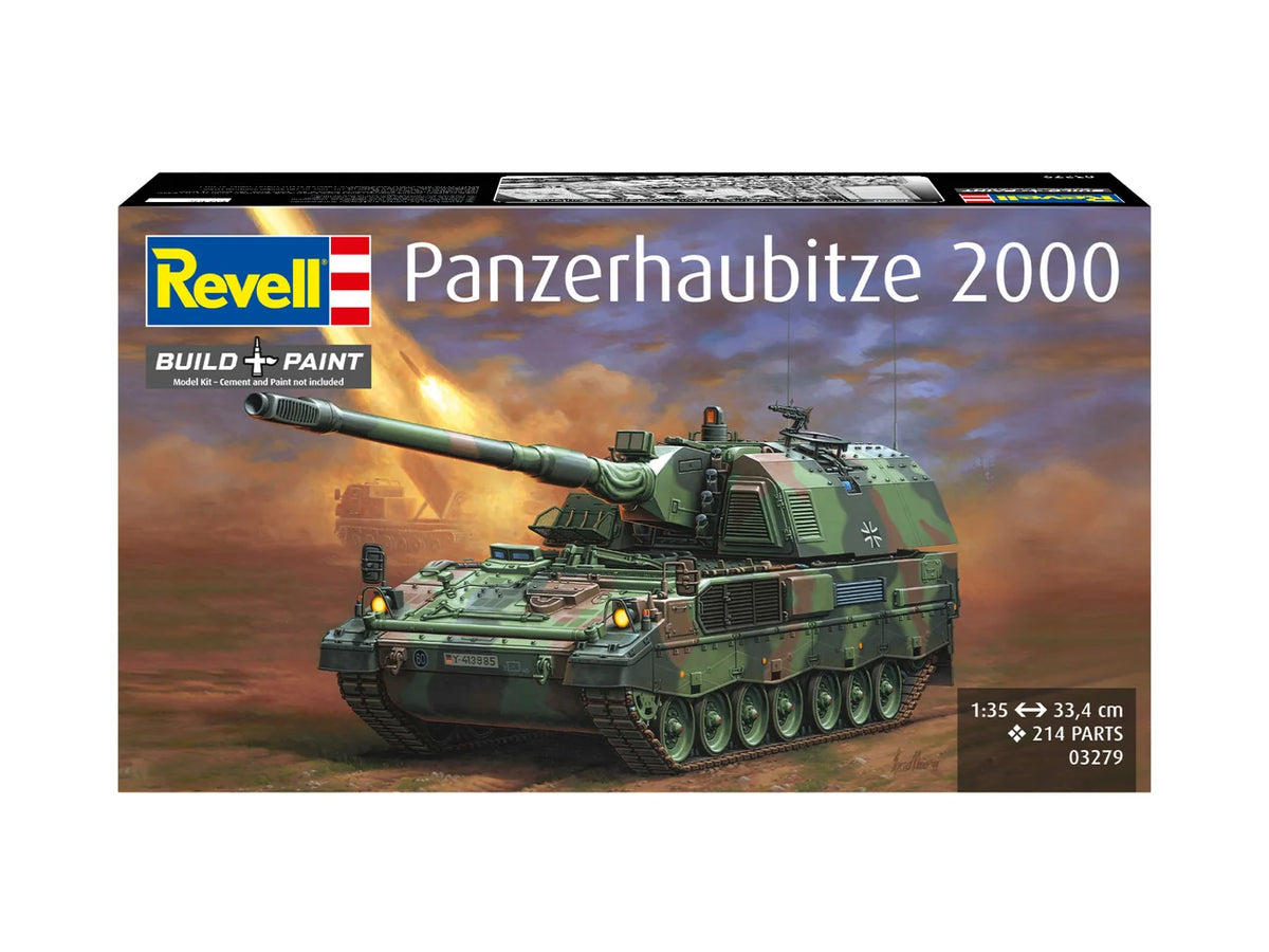 RL03279 - Revell - German Panzerhaubitze 2000 (Self-propelles Howitzer) - 1:35 Scale