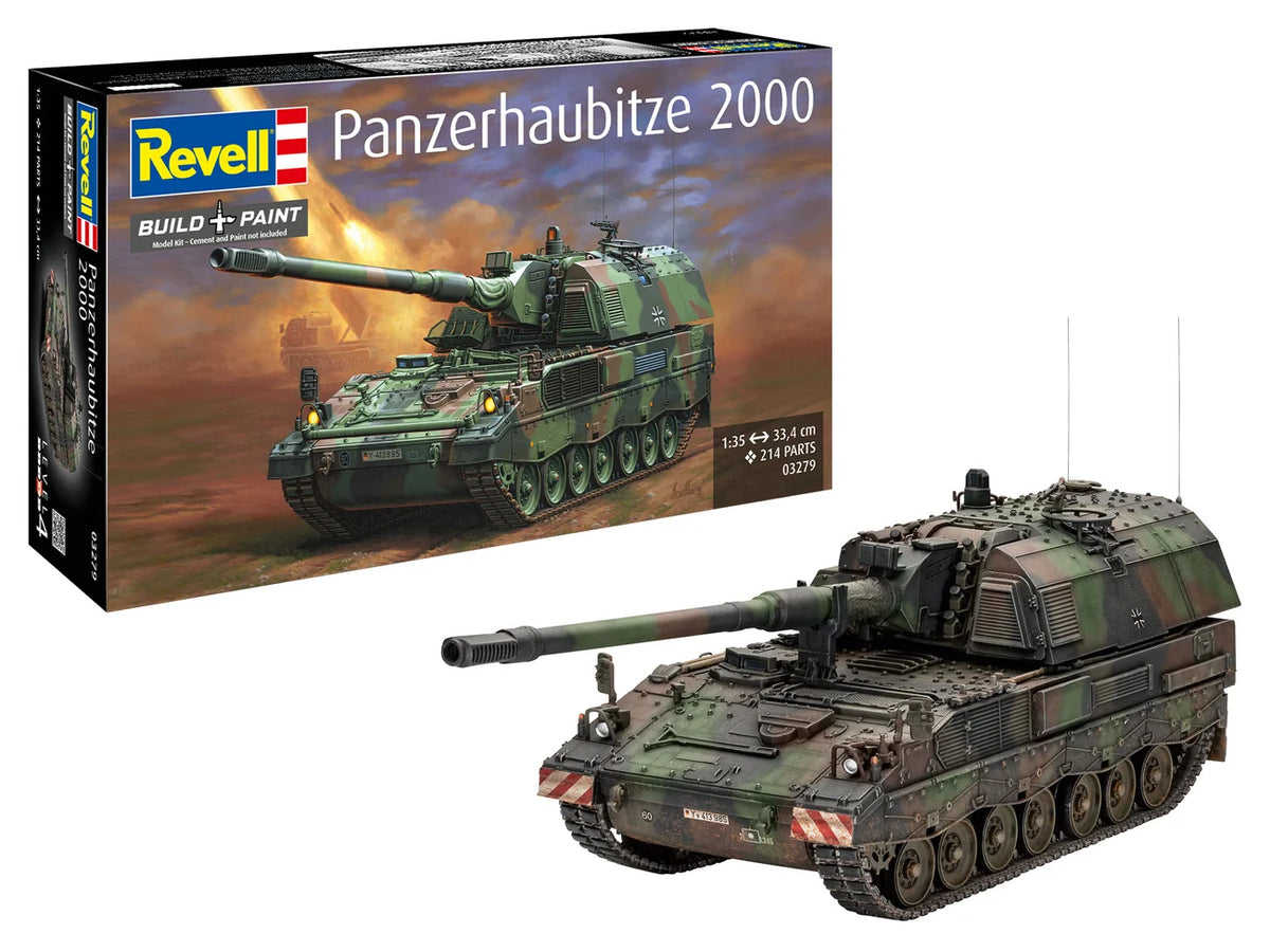 RL03279 - Revell - German Panzerhaubitze 2000 (Self-propelles Howitzer) - 1:35 Scale