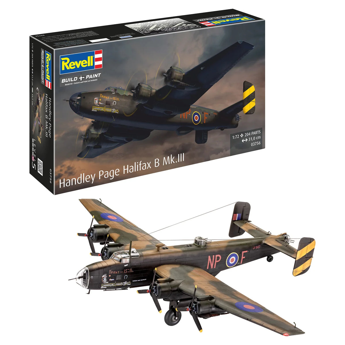 RL03756 - Revell - British Handley Page Halifax B Mk.III (1:72 Scale)