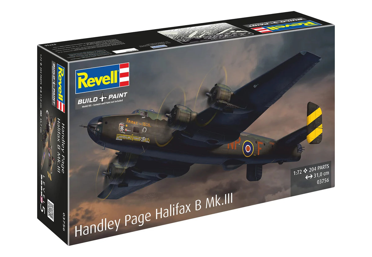 RL03756 - Revell - British Handley Page Halifax B Mk.III (1:72 Scale)