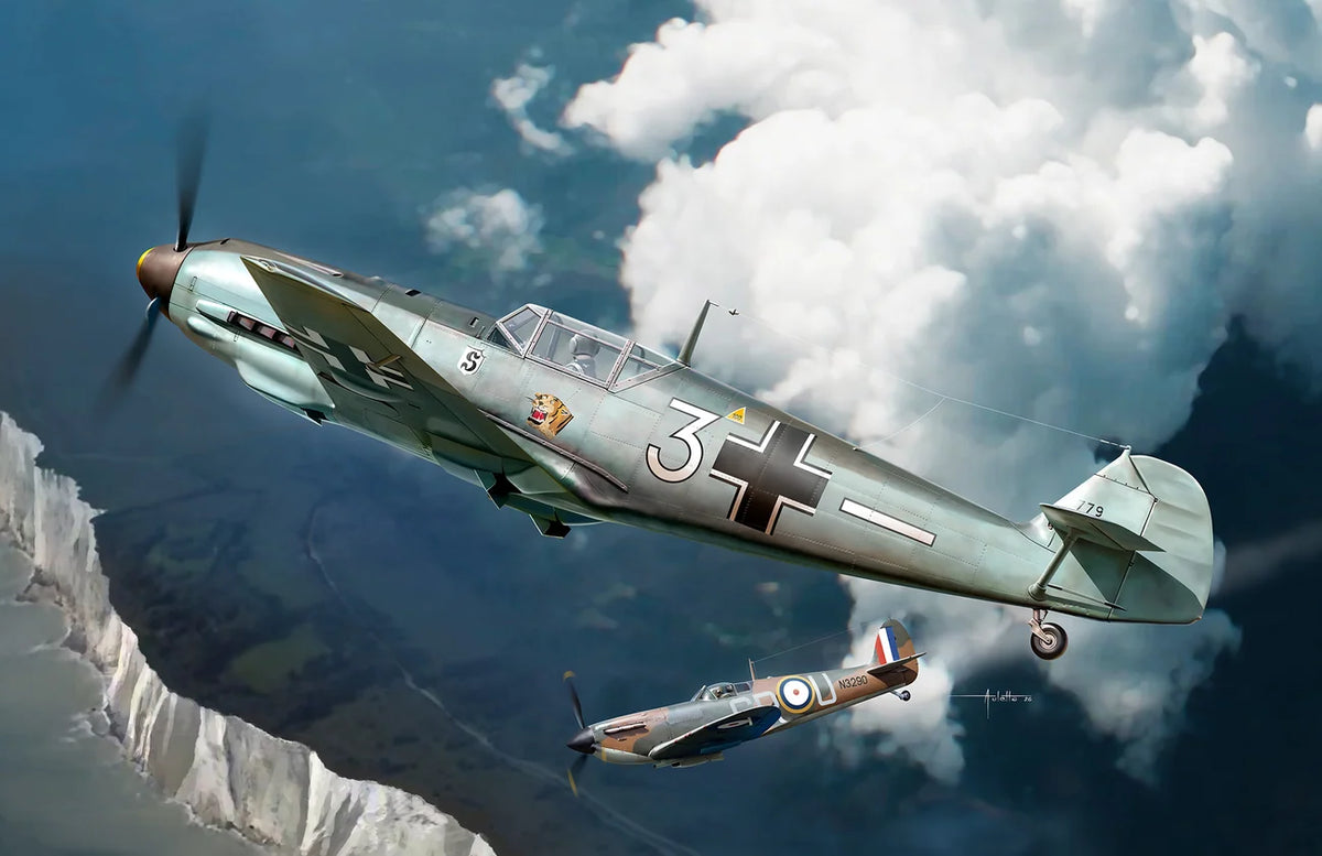 RL03781 - Revell - German Messerschmitt Bf109E-3 (1:72 Scale)