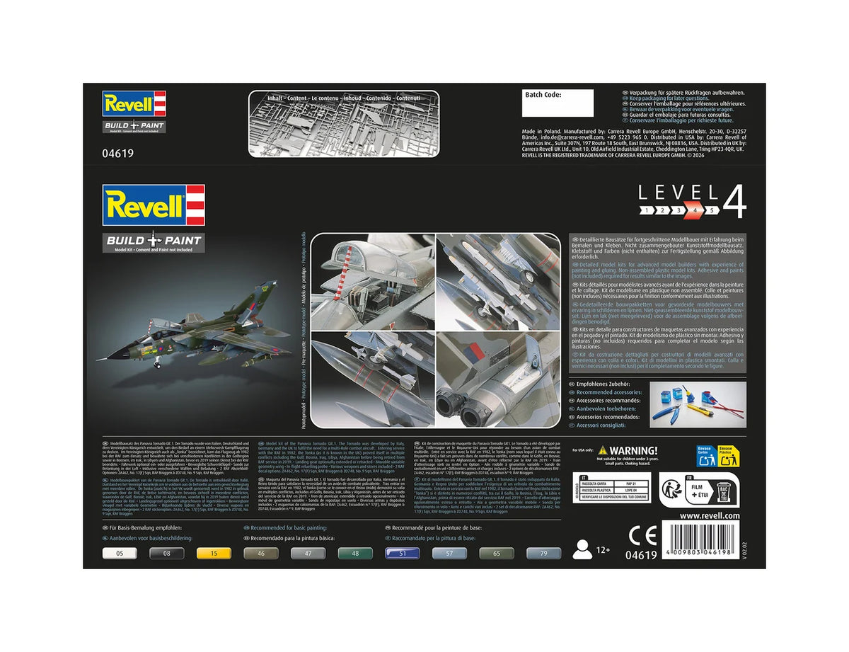 RL04619 - Revell - British Panavia Tornado GR.1 RAF (1:72 Scale)