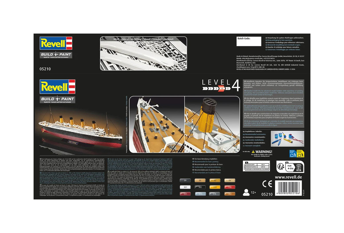RL05210 - Revell - RMS Titanic (1:700 Scale)