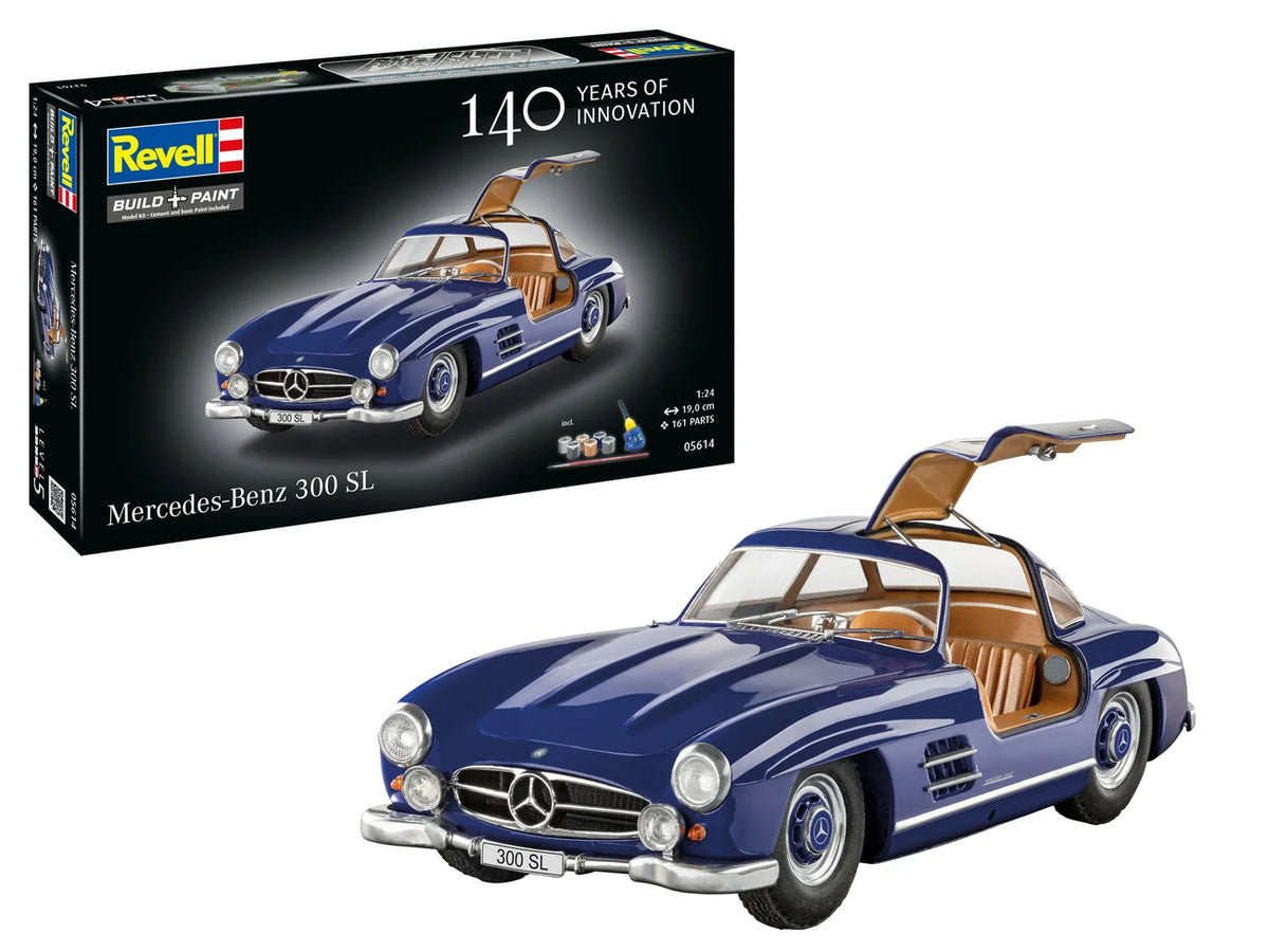 RL05614 - Revell - Mercedes Benz 300 SL 100yrs of MB Gift Set (1:24 Scale)