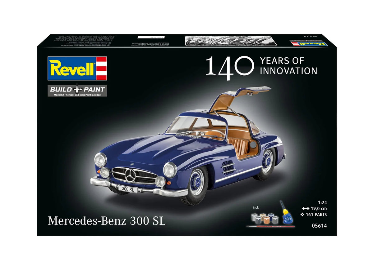 RL05614 - Revell - Mercedes Benz 300 SL 100yrs of MB Gift Set (1:24 Scale)