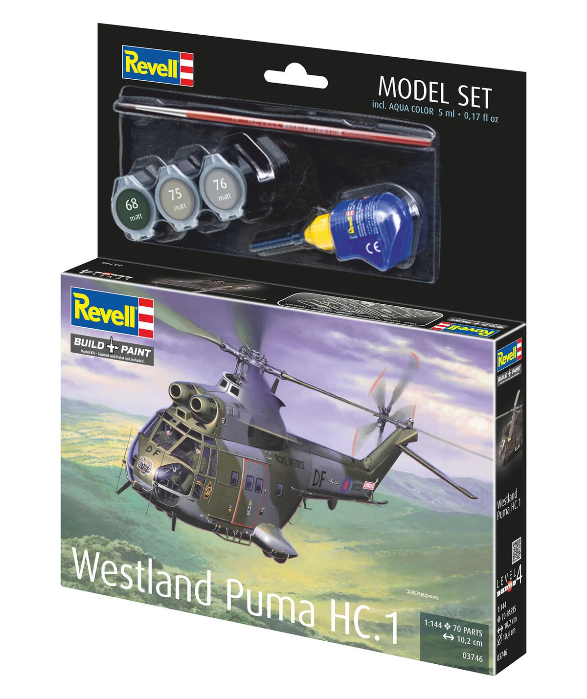 RL63746 - Revell - British Westland Puma HC.1 Model Set (1:144 Scale)