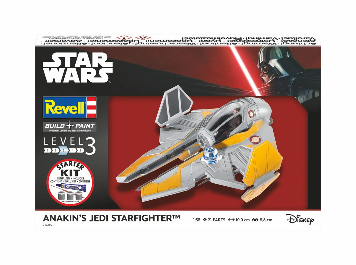 RL73606 - Revell - Star Wars Anakin's Starfighter Starter Kit (1:58 Scale)