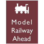 Severnside - Metal fridge magnet: Model Railway Ahead