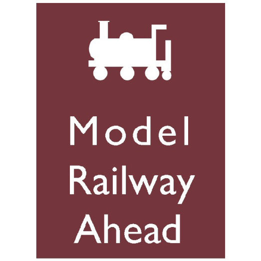 Severnside - Metal fridge magnet: Model Railway Ahead