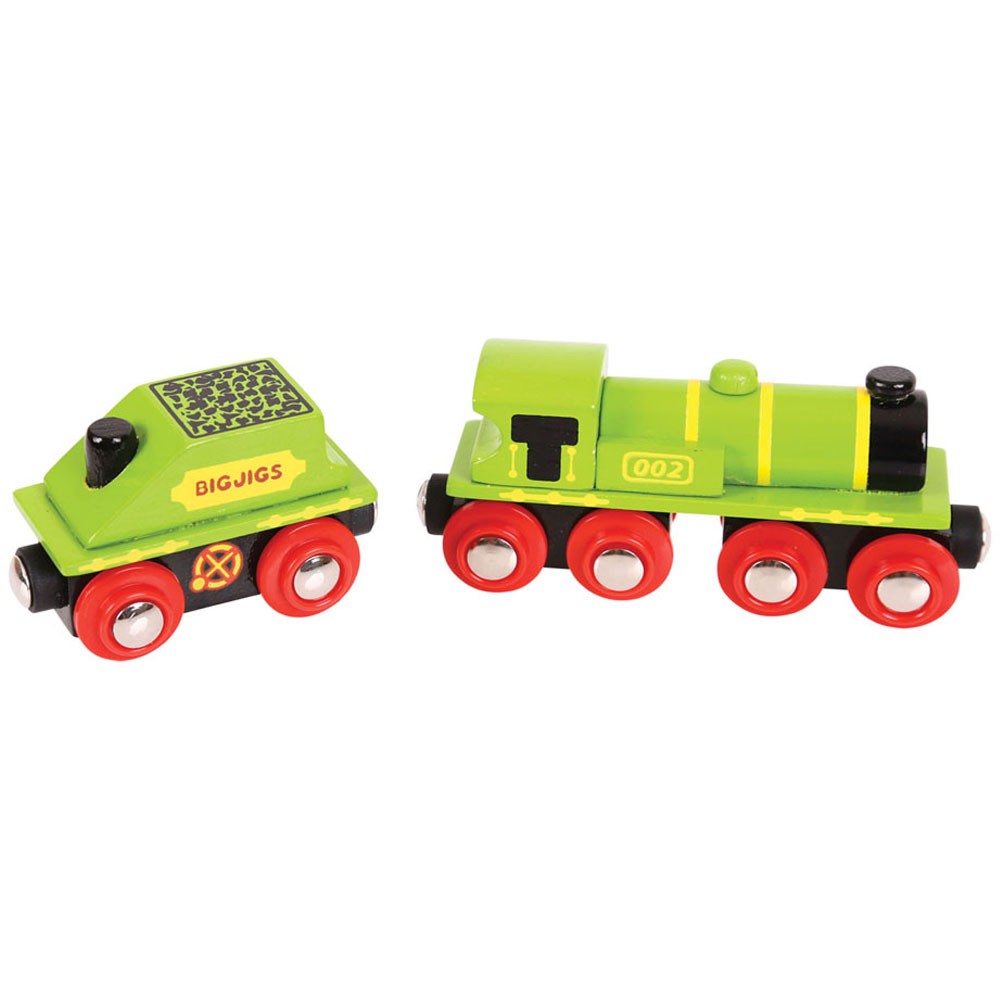 R/BJE/BGE/BJT419 - BigJigs - Big Green Engine & Coal Tender