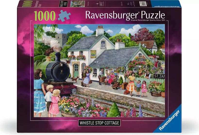 R/T/WSC -  Ravensburger - 'Whistle Stop Cottage' - 1000 piece jigsaw