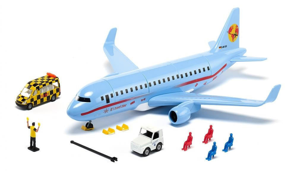 5402 - Siku World - Commercial Aircraft With Accessories