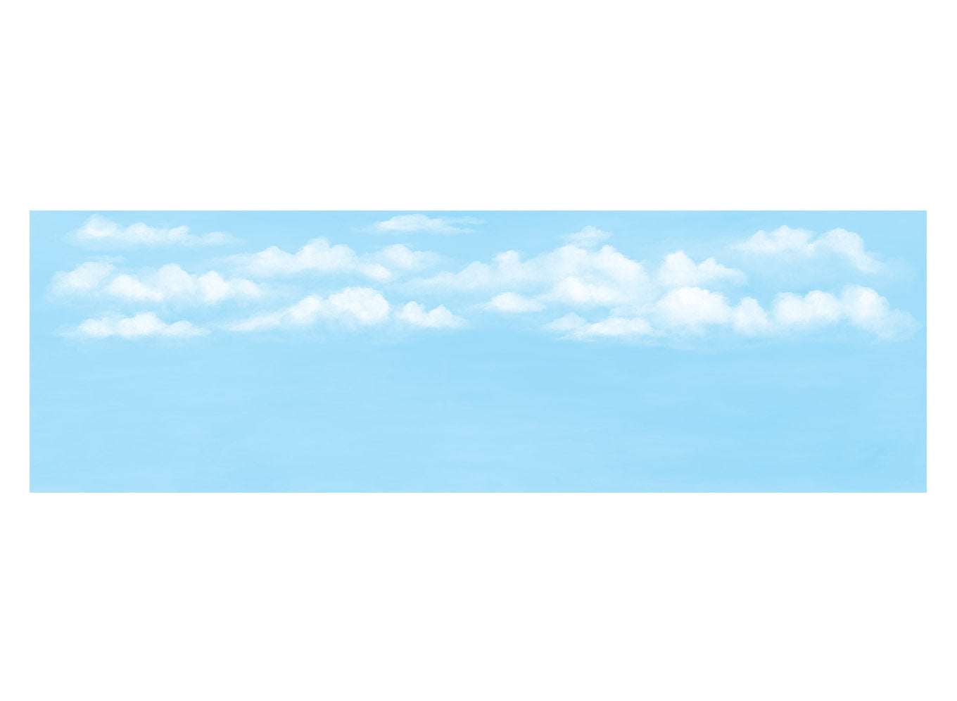 Backscene, Sky, with cumulus cloud