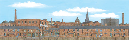 Backscene, Old Industrial Town, centre