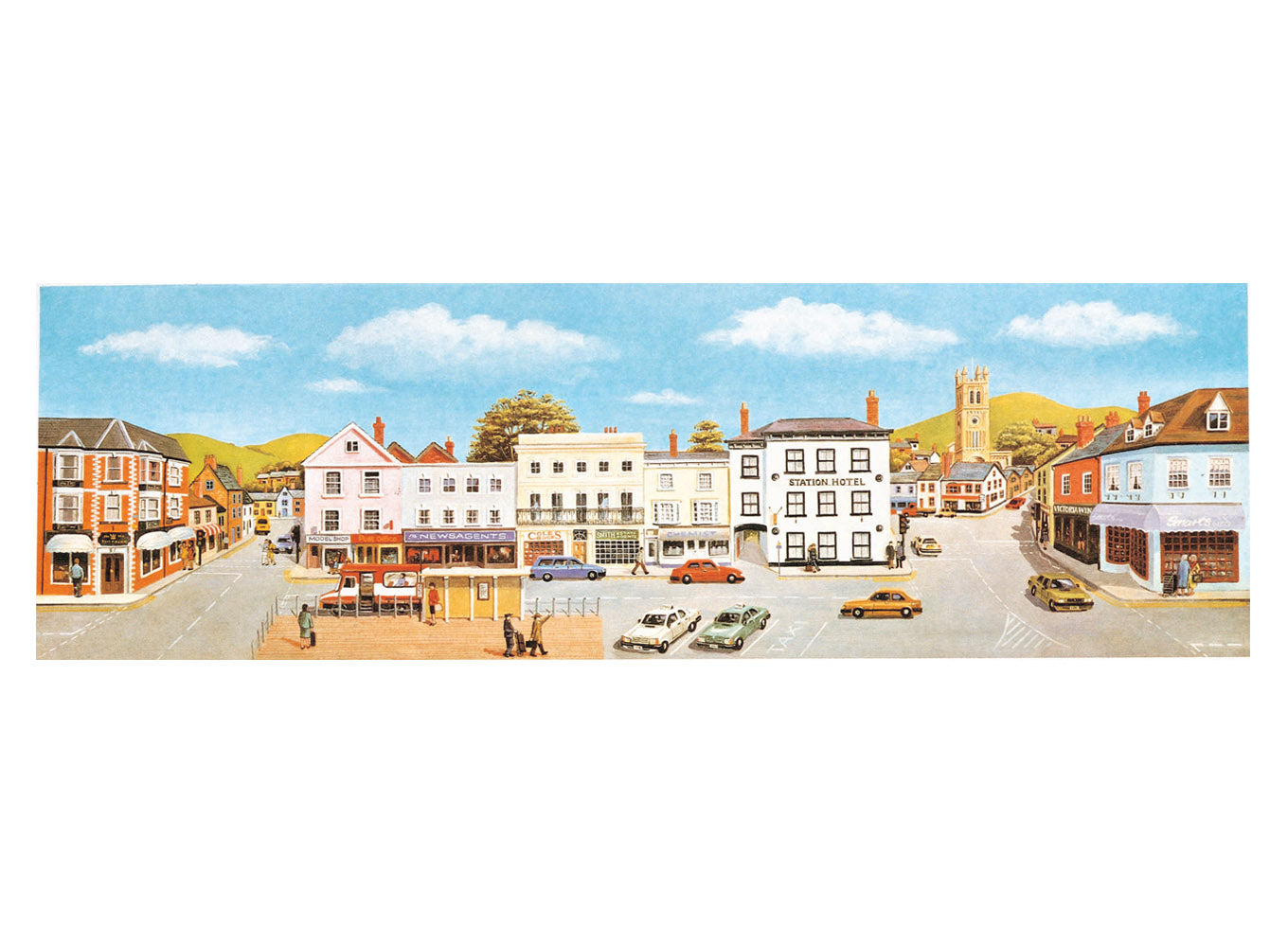 Backscene, Market Town, centre