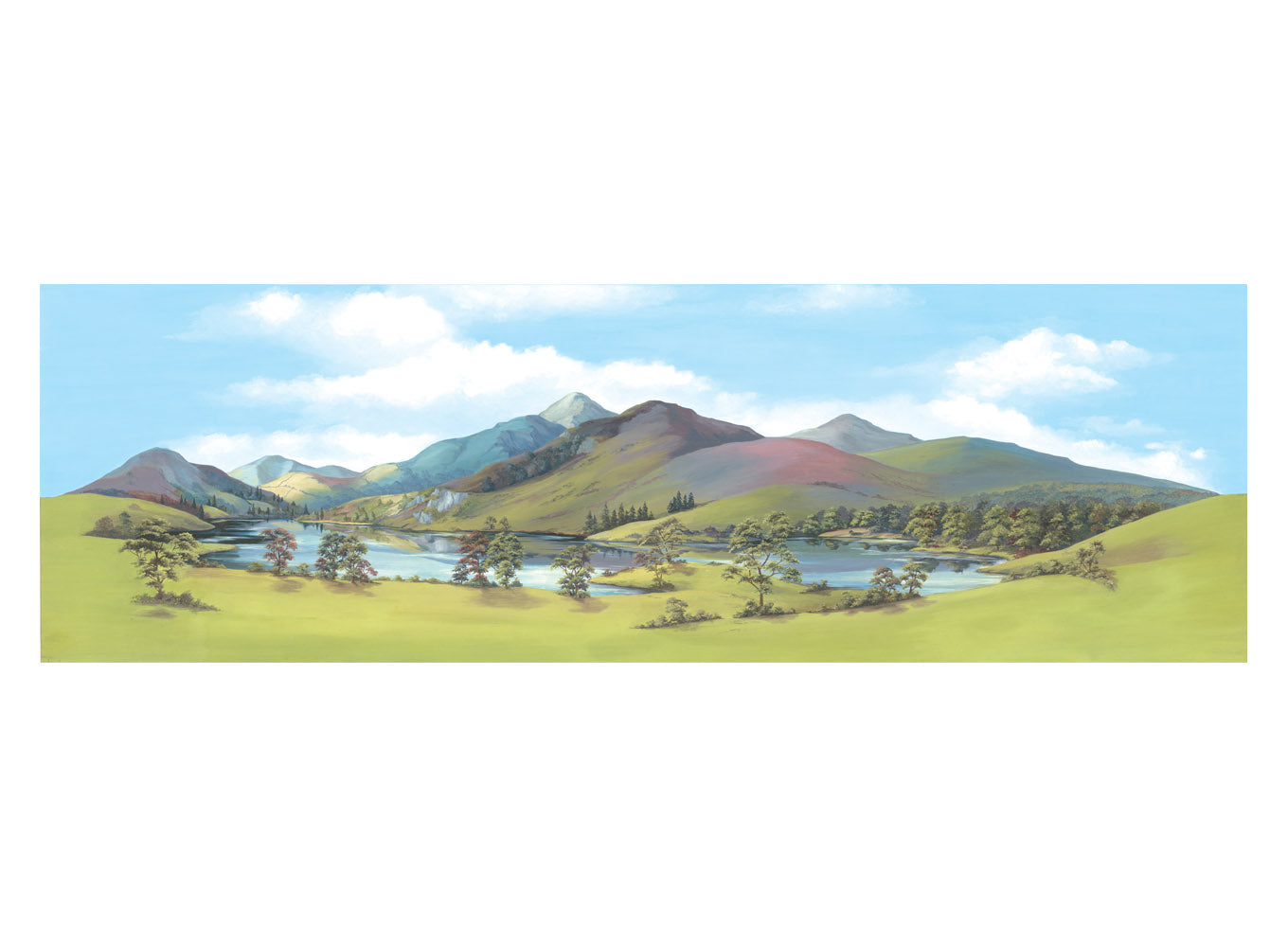 Backscene, Mountain Lake