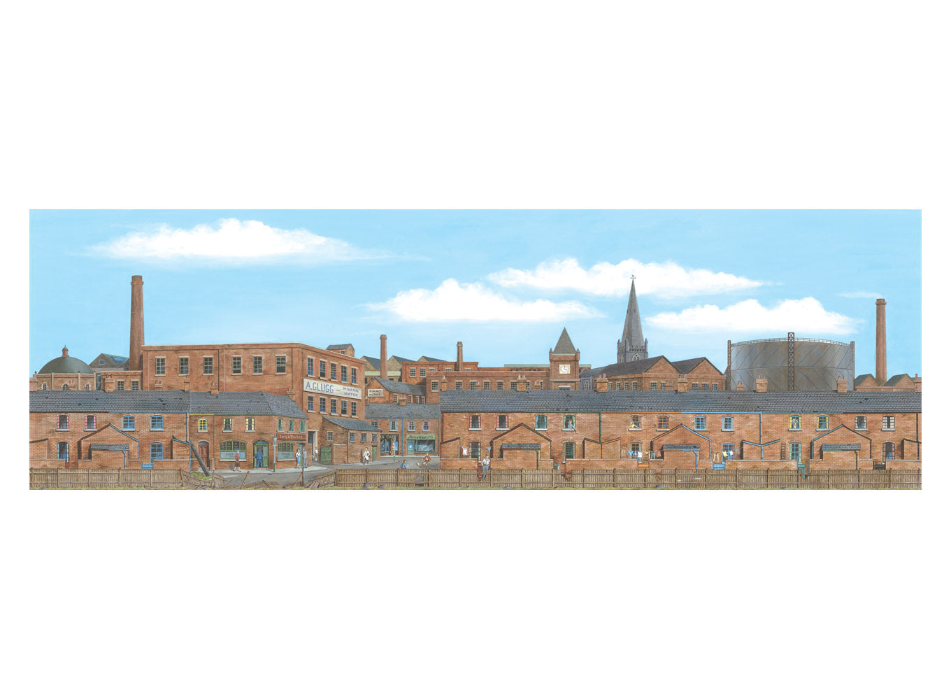 Backscene, Old Industrial Town, Centre
