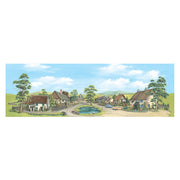 Backscene, Village with Pond
