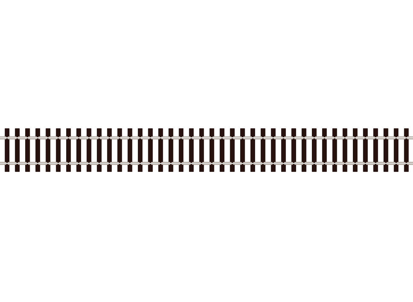 SL100 - Flexible Track, Wooden Sleeper