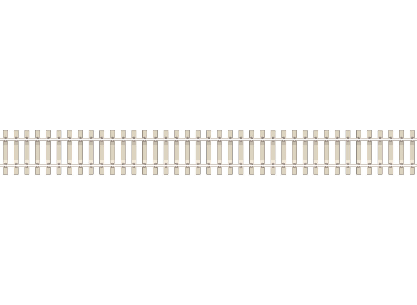 SL-102F Flexible Track, Concrete Sleeper