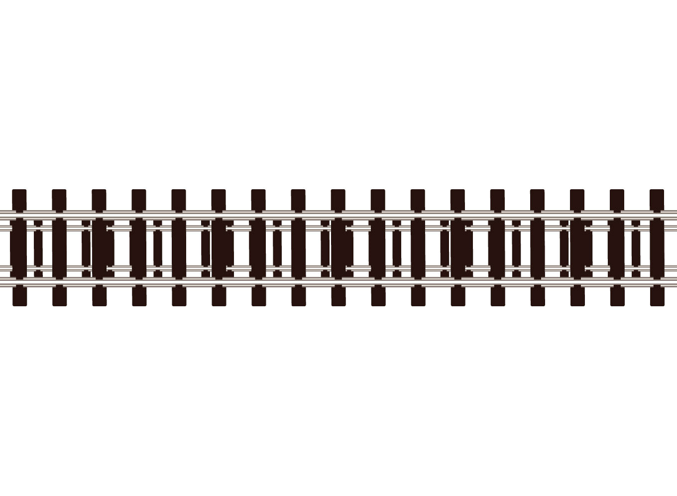 SL-300 Flexible Track with Wooden Sleeper