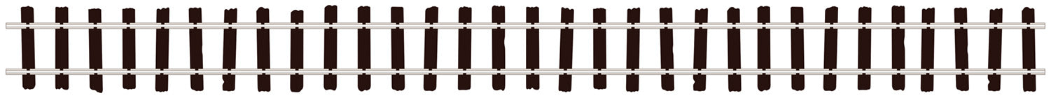 O-16.5 Flexible Track, Wooden Sleeper
