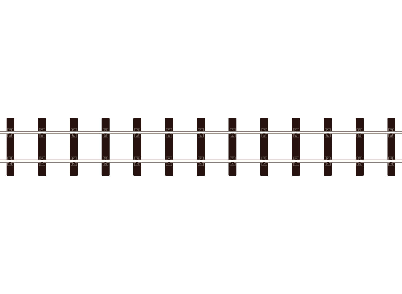 SM32 Flexible Track, Wooden Sleeper