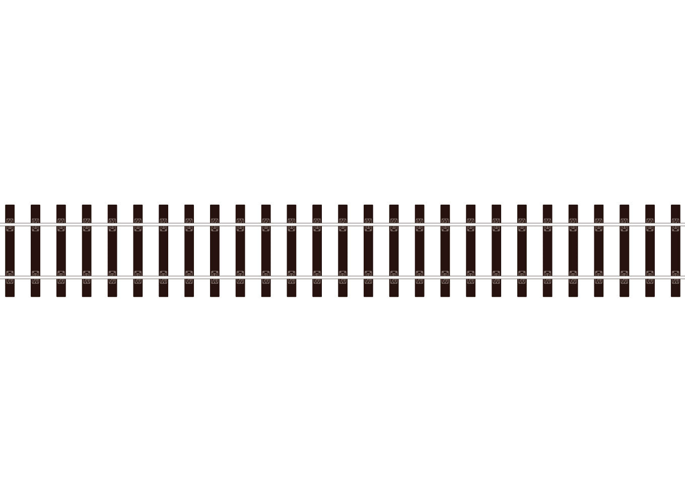 SL-700BH Flexible Bullhead Track, Wooden Sleeper