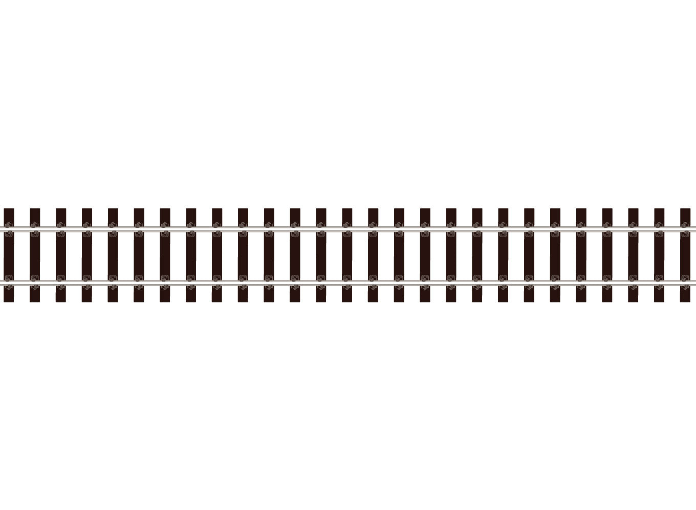 SL-700FB Flexible Flat Bottom Track, Wooden Sleeper