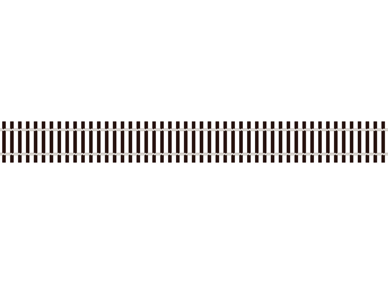 SL8300 Flexible Track, Wooden Sleeper