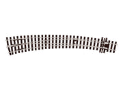 SLE1487 - PECO Streamline - HOm - Code 75 Curved Left Hand Turnout Electrofrog