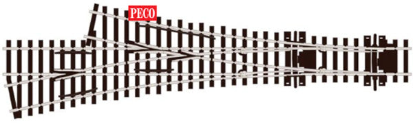 Model train track turnout SLE199 from PECO