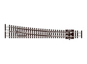 SLE388F - PECO Streamline - N - Turnout C55 Lar Rad RH ELE