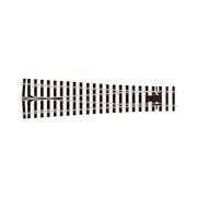 SLE797BH - PECO Streamline - O - Code 124 Bullhead Medium Radius YTurnout Electrofrog