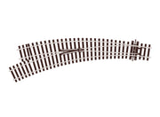 SLU77 - PECO Streamline - OO/HO - Code 100 Curved Small Radius Left Hand Turnout Unifrog