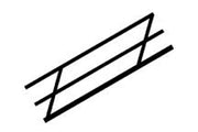 SRS-2 - Plastruct - Styrene Stair Rail