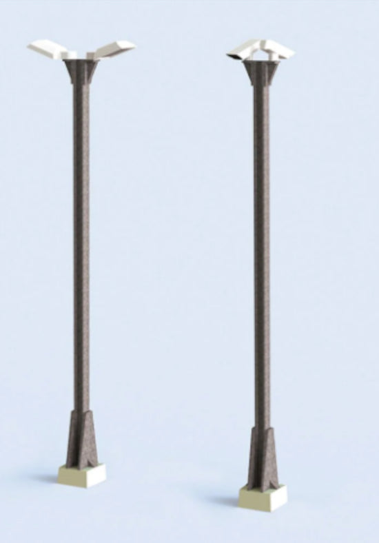 SSM321 - Wills Modern CCTV Posts, Cameras & Lights