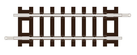ST-1270 Setrack Code 55 Short Straights x 4