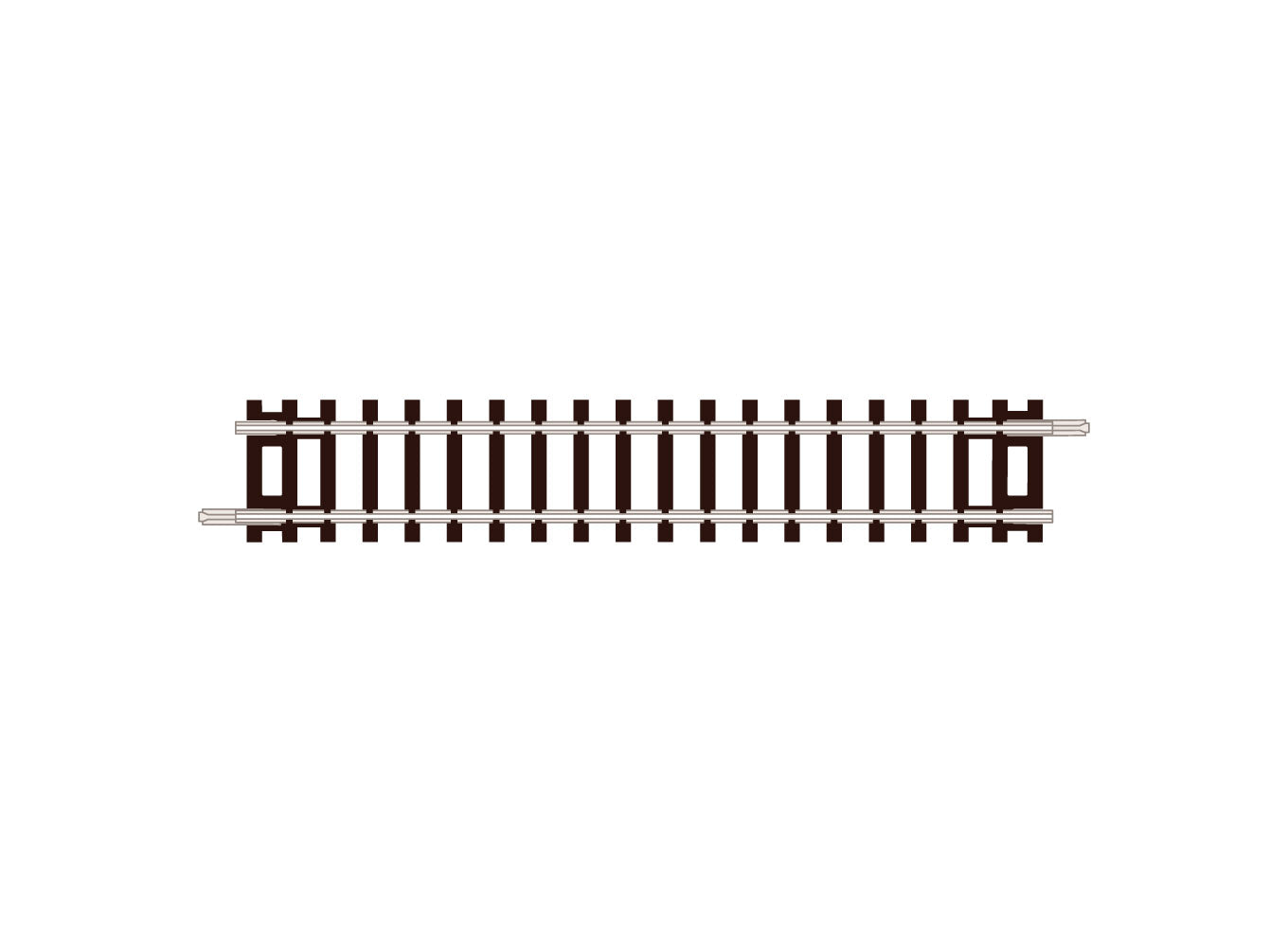ST1 - PECO Setrack - N - Code 80 - Standard Straight
