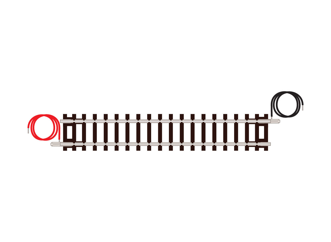 ST10 - PECO Setrack - N - Code 80 - Standard Straight, Wired