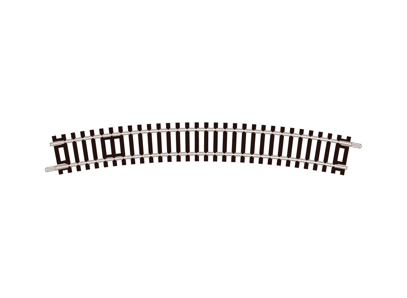 ST16 - PECO Setrack - N - Code 80 - No.3 Radius Standard Curve