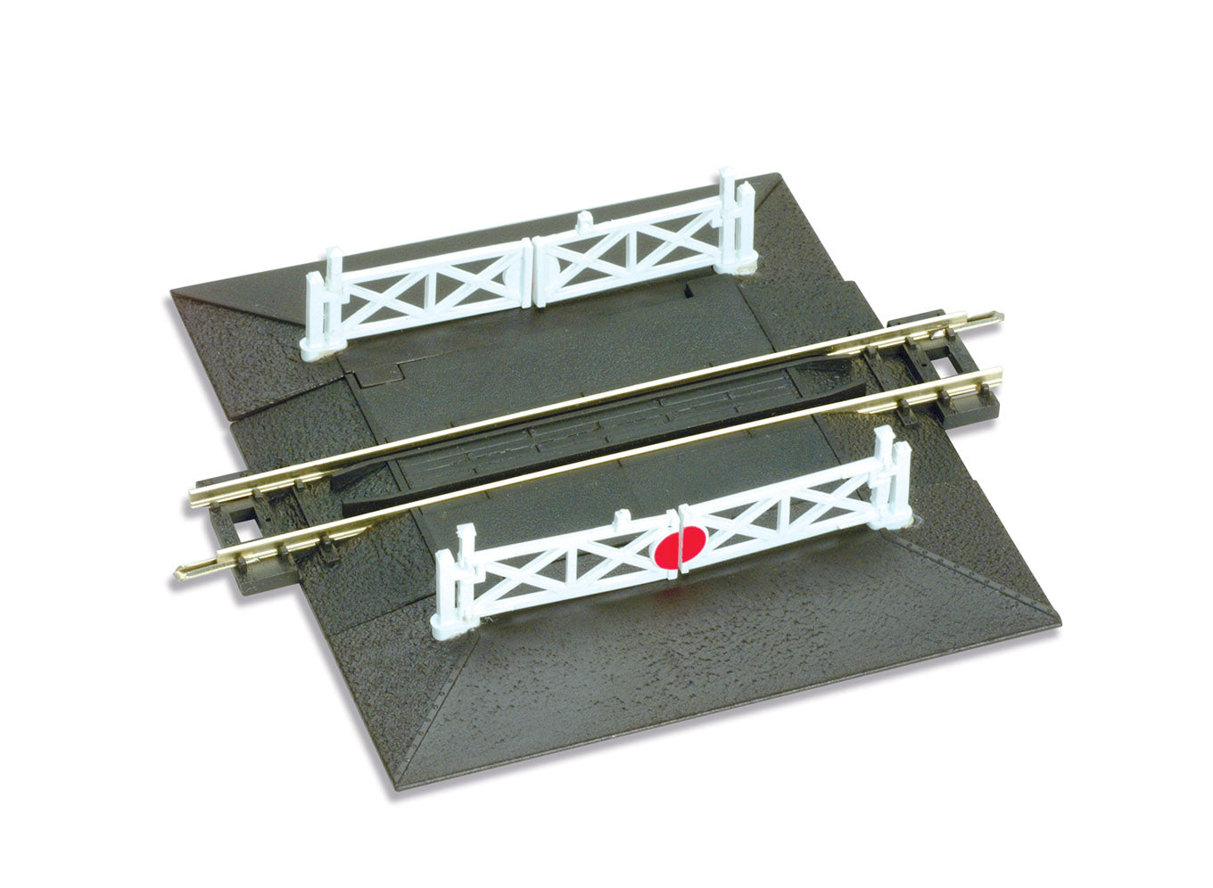ST20 - PECO Setrack - N - Code 80 - Level Crossing (straight track, 2 ramps & 4 gates)