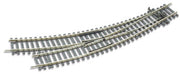 ST244 - PECO Setrack - OO/HO - Code 100 Curved Double Radius Right Hand Turnout Insulfrog