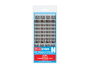 ST3001 - PECO Setrack - N - Code 80 -  Standard Straight Mulitpack (8)