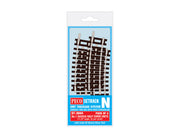 ST3004 - PECO Setrack - N - Code 80 - No.1 Radius Half Curve Multipack (4)