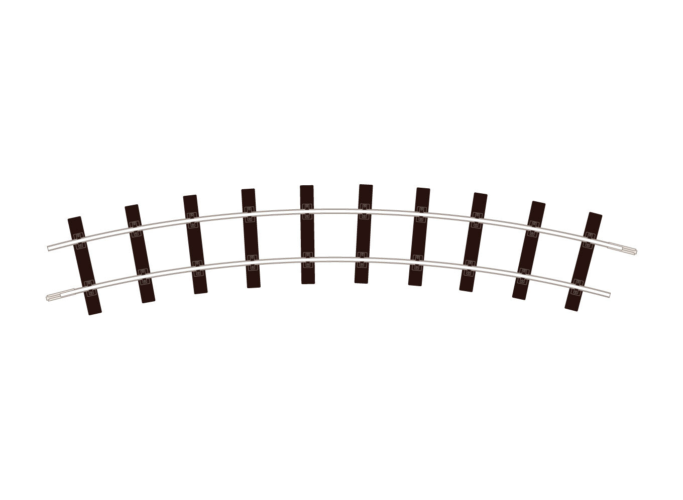 Track C200 No.1 Radius Standard Curve