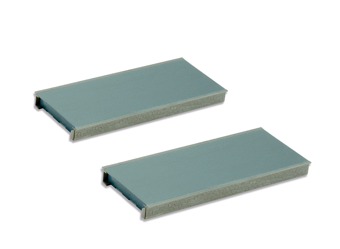 ST94 - PECO Setrack - N - Straight Platform Unit Stone (2 platform units)