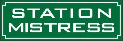 'Station Mistress' Retro Metal Wall Sign
