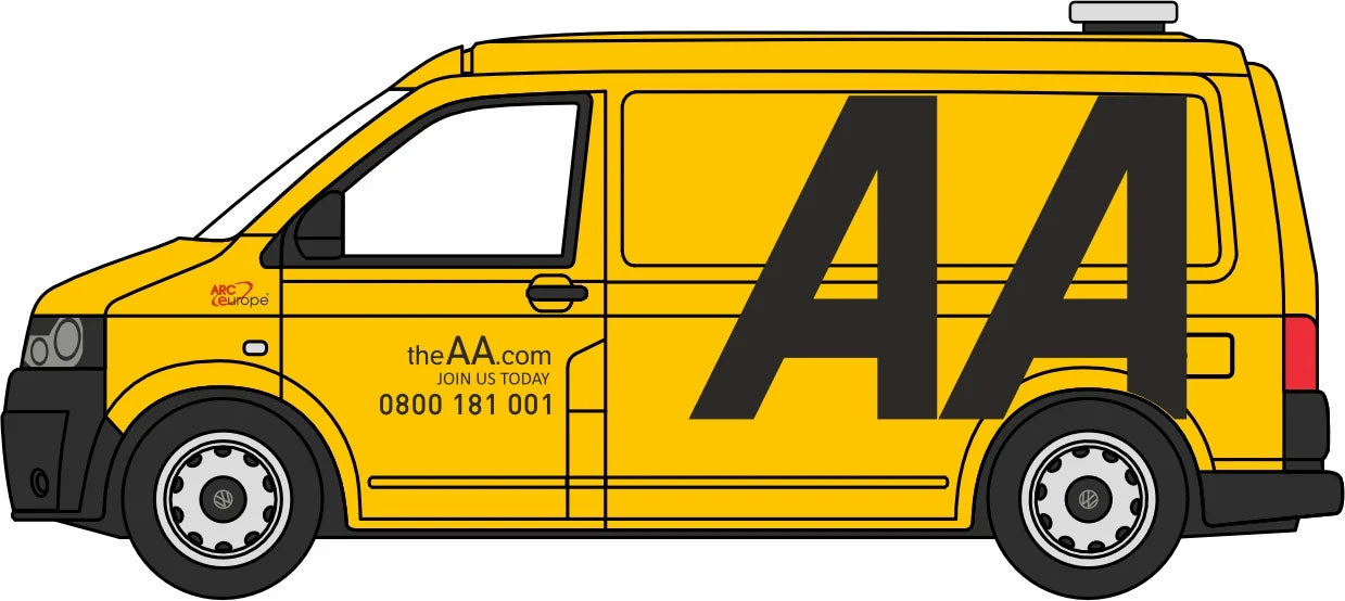 76T5V005 - Oxford Diecast - AA VW T5 Van